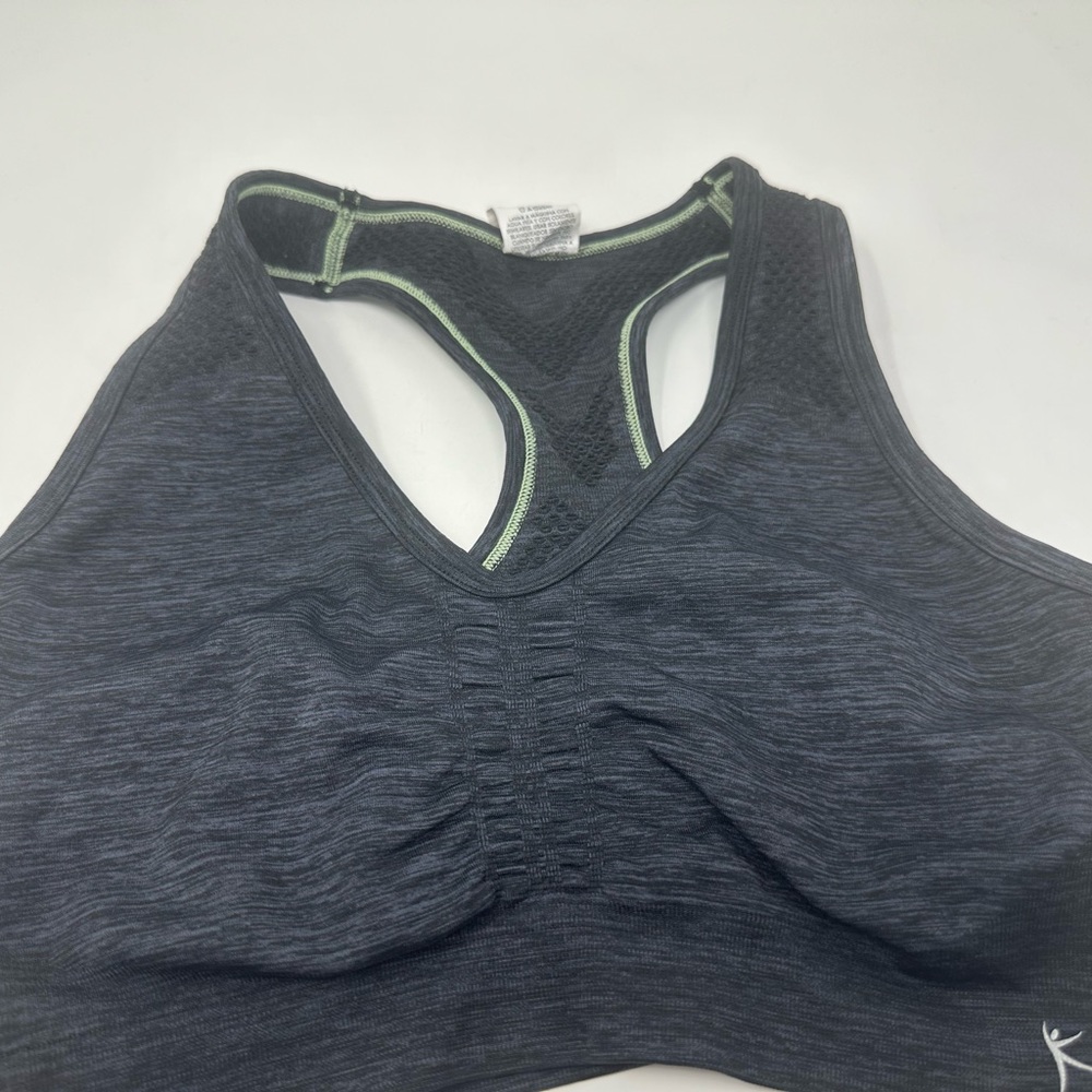 Danskin Now Gray Sports Bra Size L (12-14)